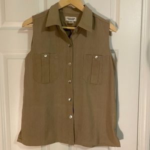 Pure Silk Button Up Top